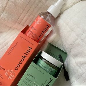 ✨COCOKIND SKINCARE: rose toner/chlorophyll mask